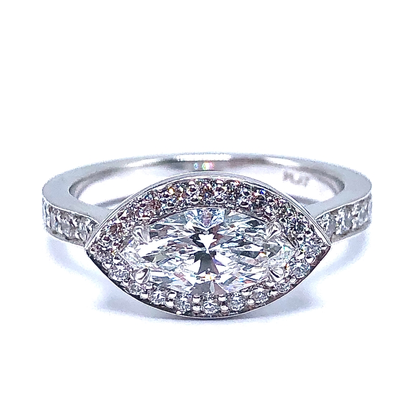 Marquise Diamond Engagement Ring