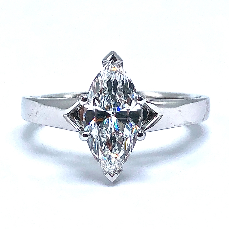Marquise Diamond Engagement Ring