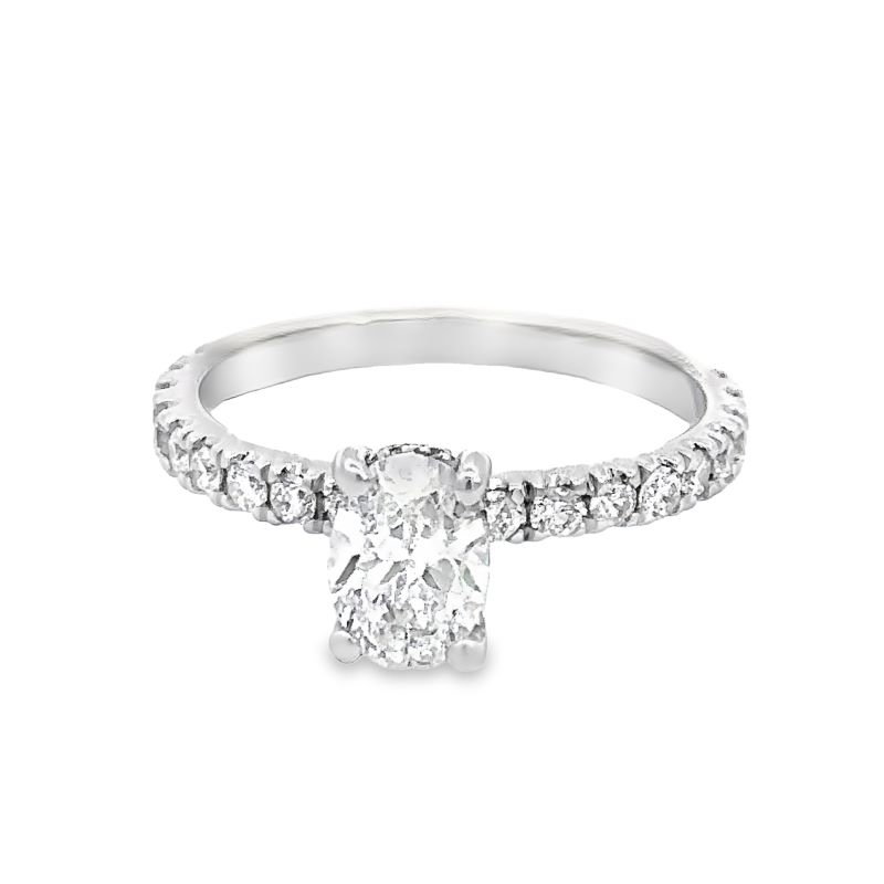 Oval Diamond Engagement Ring