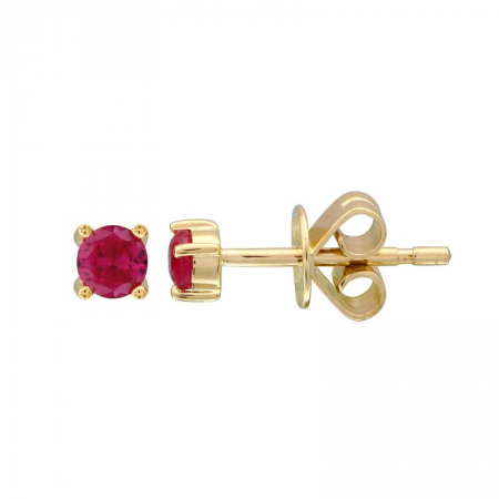 Ruby Stud Earrings