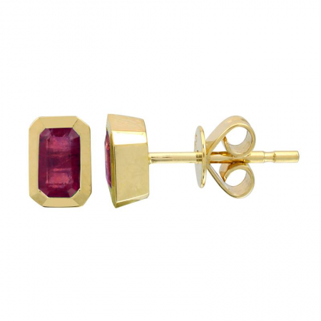 Ruby Stud Earrings