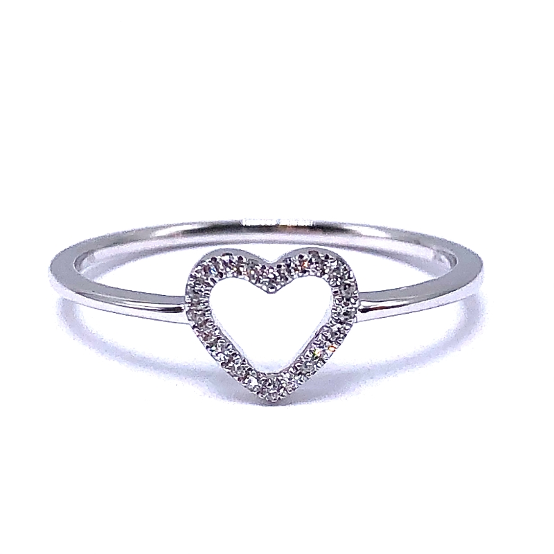 SHY Creation Diamond Heart Ring