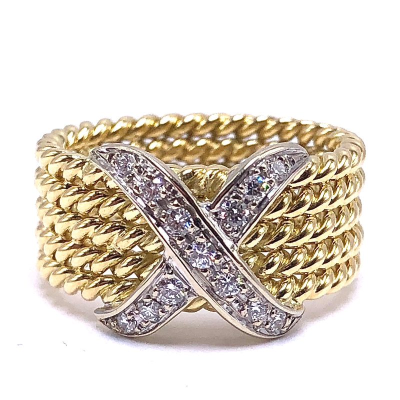 Diamond X Ring