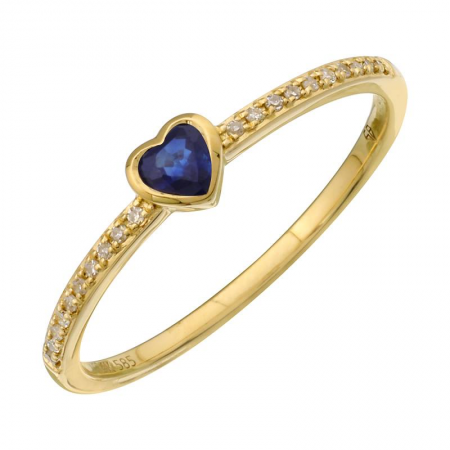 Sapphire & Diamond Ring