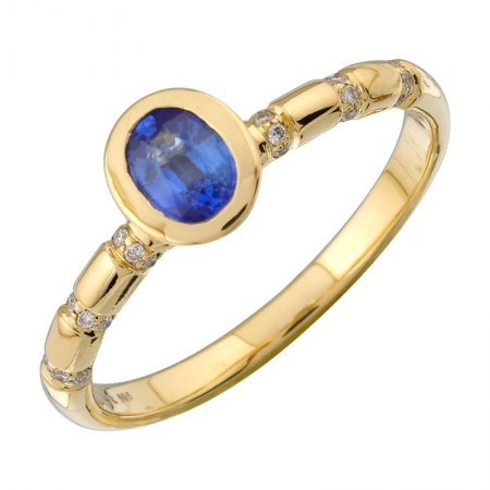 Sapphire & Diamond Ring