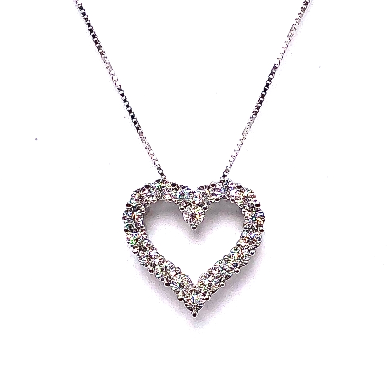 Miracle Mark Diamond Heart Necklace