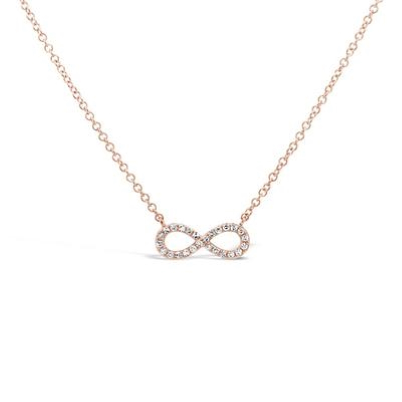 SHY Creation  Diamond Infinity Necklace