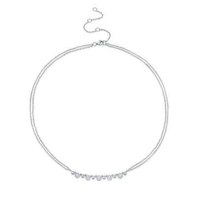 SHY Creation Multi Diamond Necklace