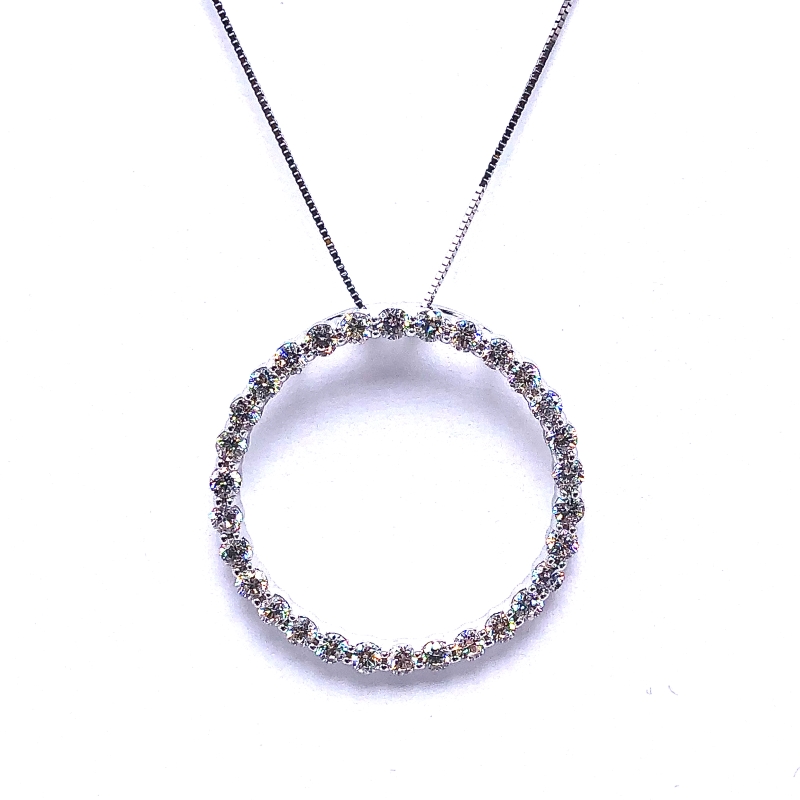 Diamond Circle Pendant