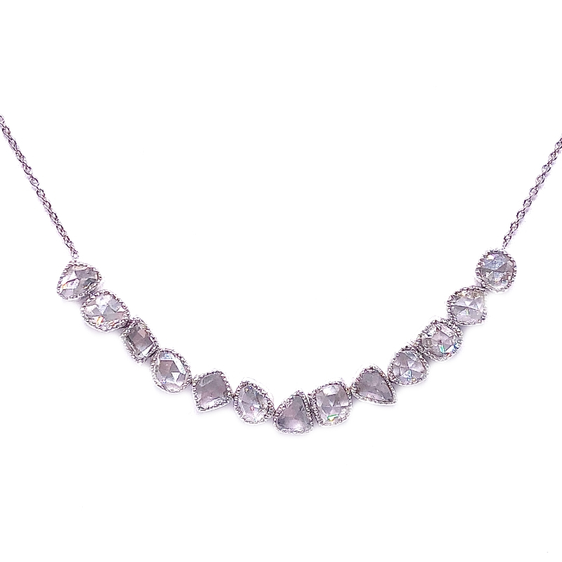 VIVAAN 'Sata' Multi Diamond Necklace