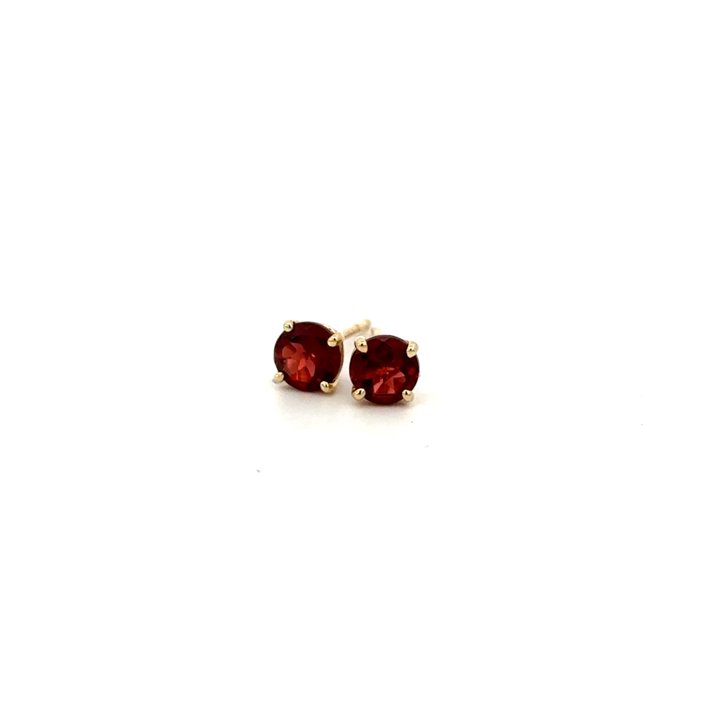 Garnet Stud Earrings