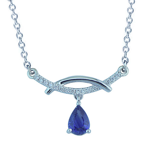 Tanzanite & Diamond Necklace