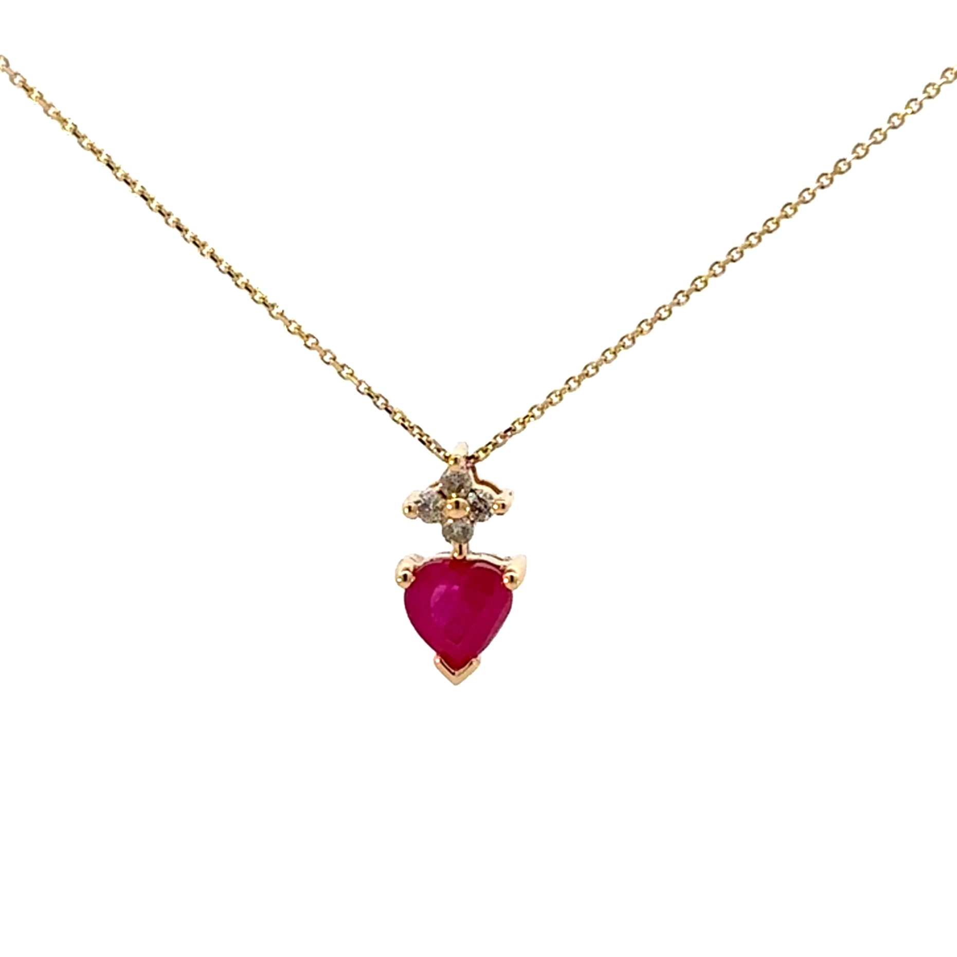 Ruby Heart Pendant