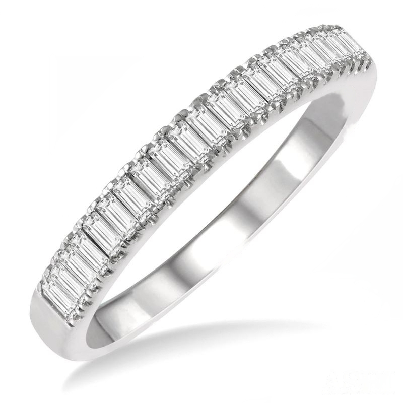 Stackable Baguette Diamond Fashion Band