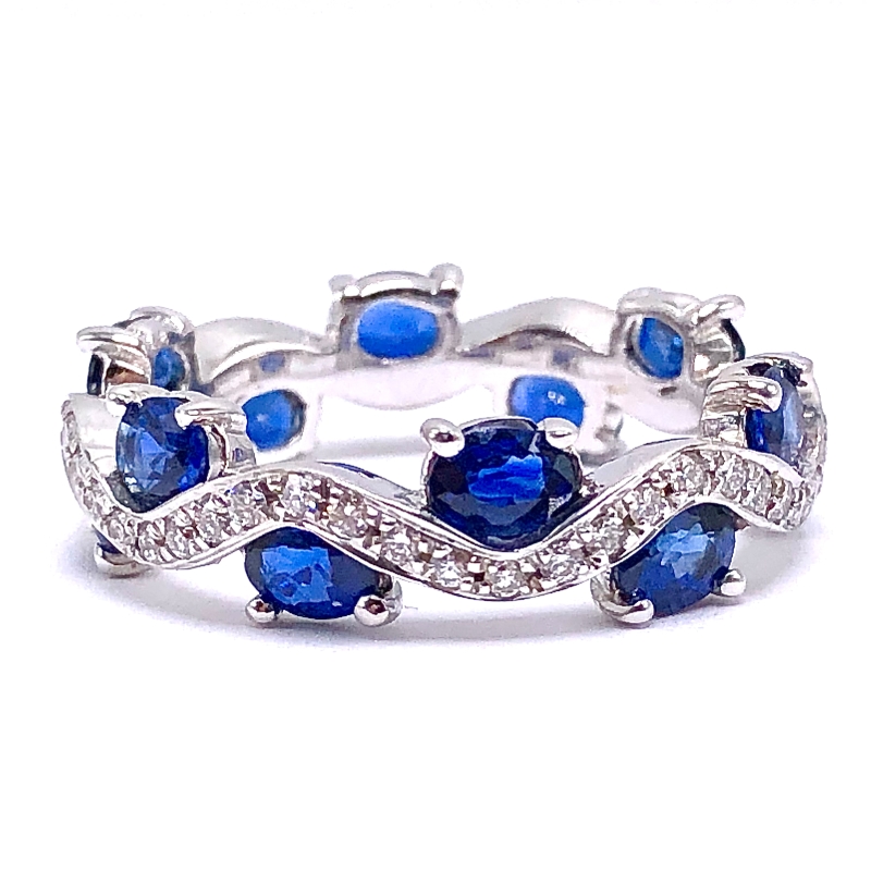 Sapphire & Diamond Ring