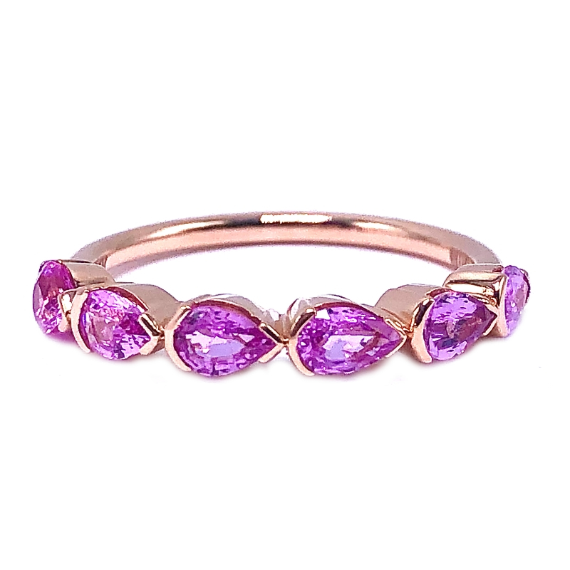VIVAAN 'Tuly' Pink Sapphire Ring