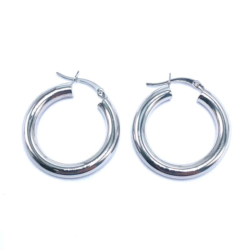 Gold Hollow Hoop Earrings