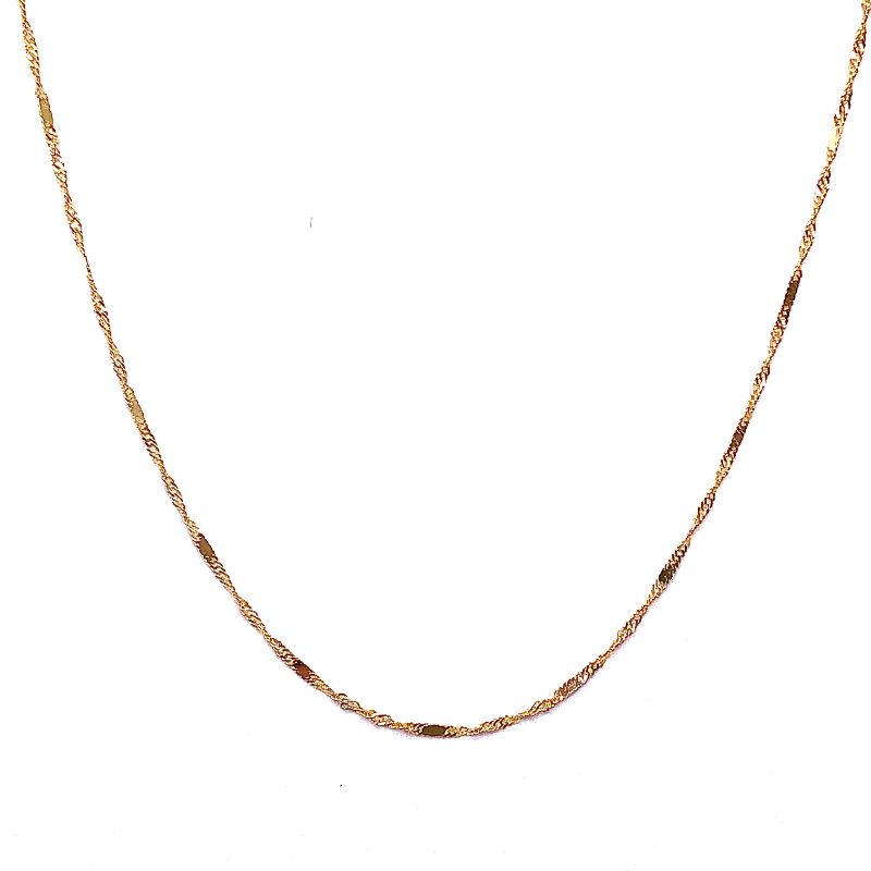 Singapore Gold Necklace