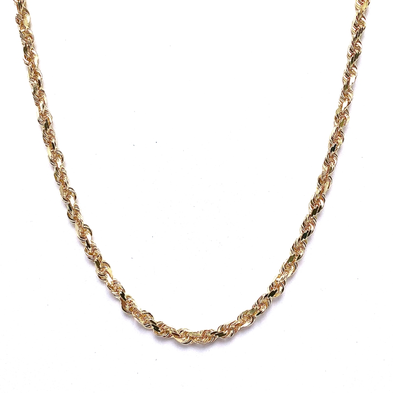 Diamond Cut Rope Chain