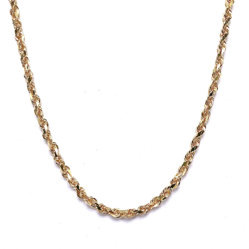 Diamond Cut Rope Chain