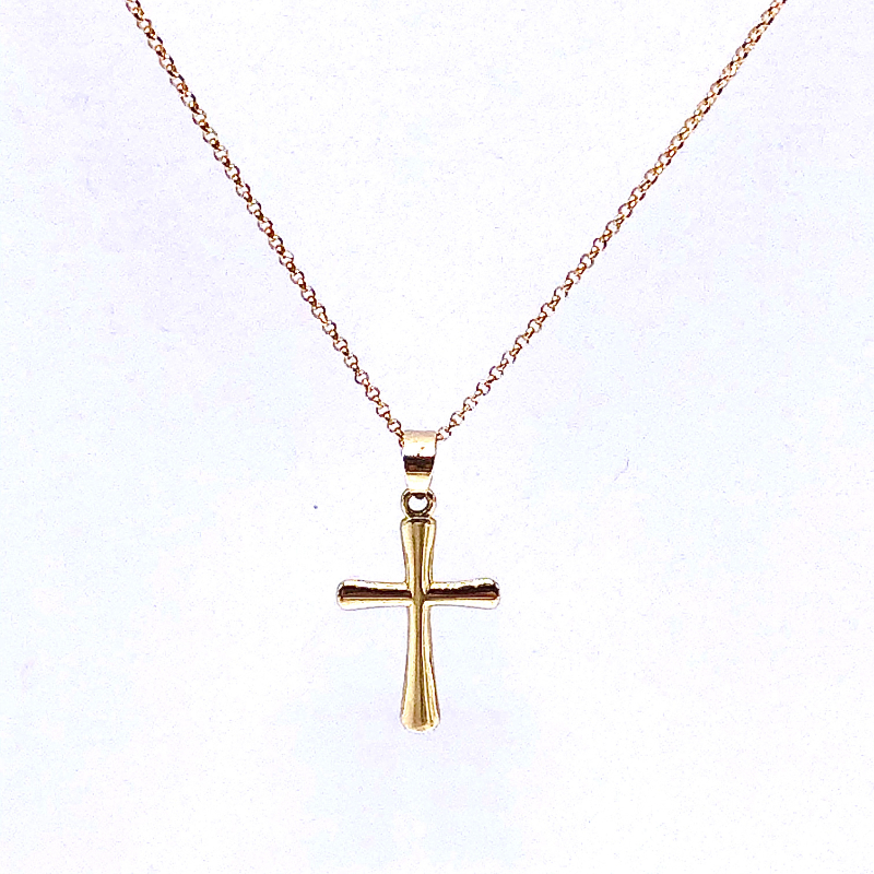 Polished Gold Cross