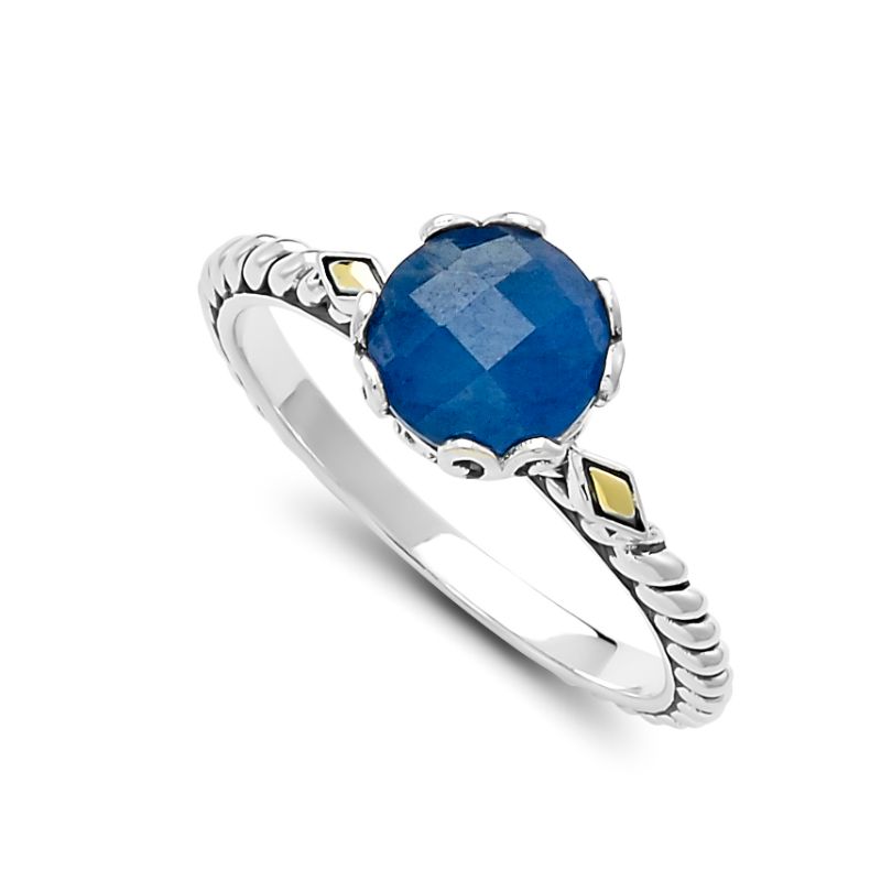 Samuel B.  Blue Sapphire Birthstone Ring