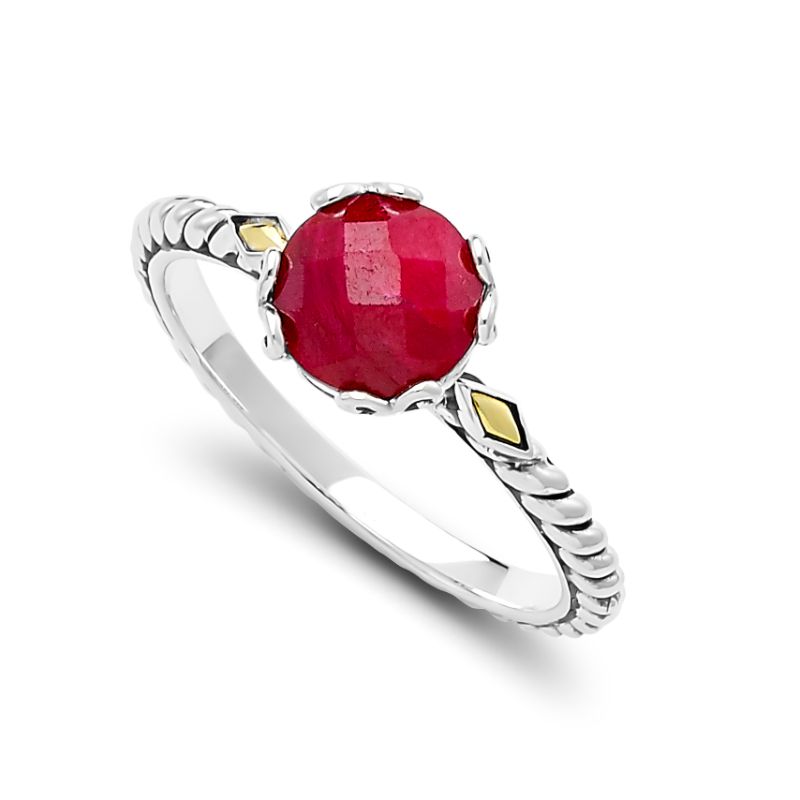 Buy online Birthstone Ring at cheap direct factory prices, 7.25 Ratti Ruby  (Manik) Birthstone Ring Of 18 K Gold For Planet Sun , Zodiac Sign: Cancer