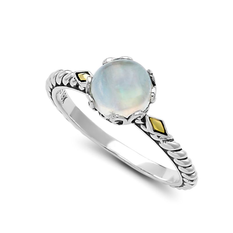 Samuel B. Rainbow Moonstone Birthstone Ring