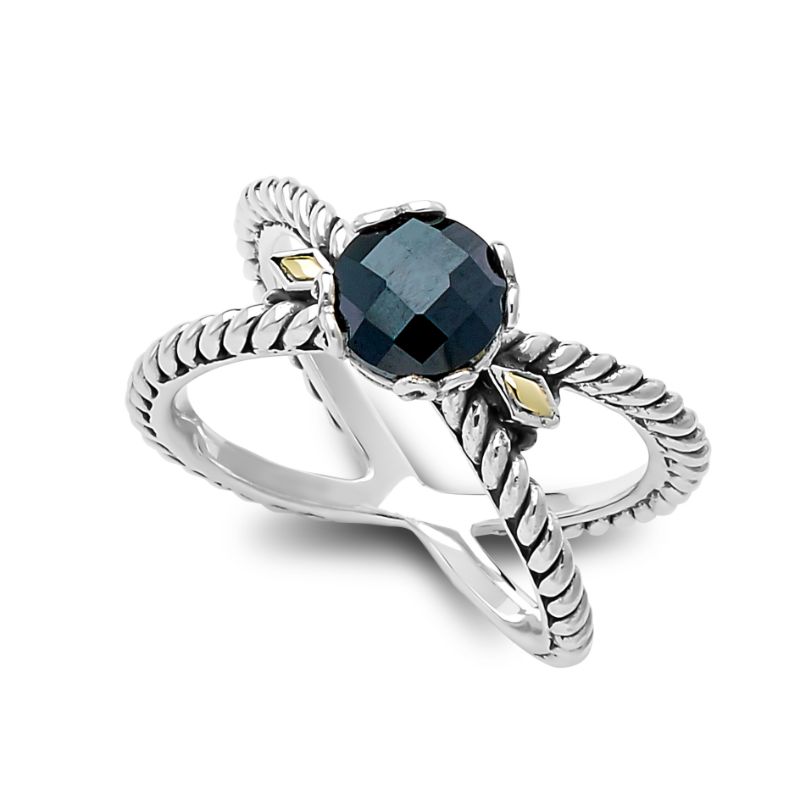 Samuel B. Black Spinel Birthstone X  Ring