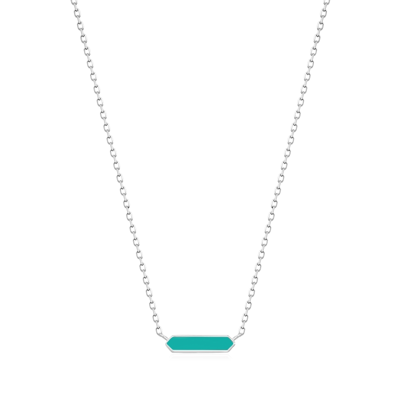 Ania Haie Enamel Bar Necklace