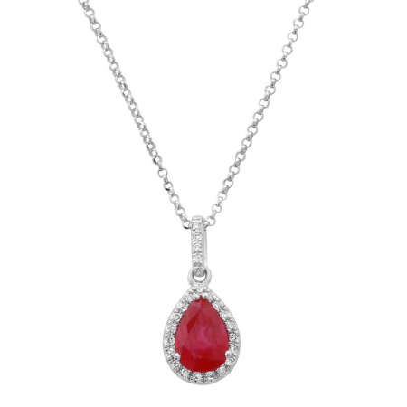 Ruby & Diamond Pendant