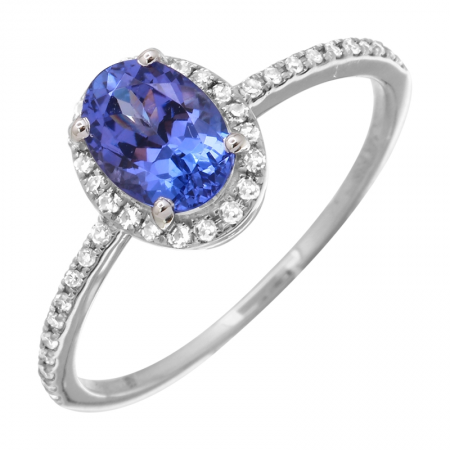 Tanzanite & Diamond Ring