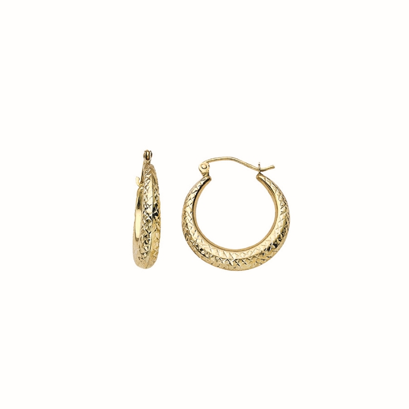 Gold Hoop Earrings