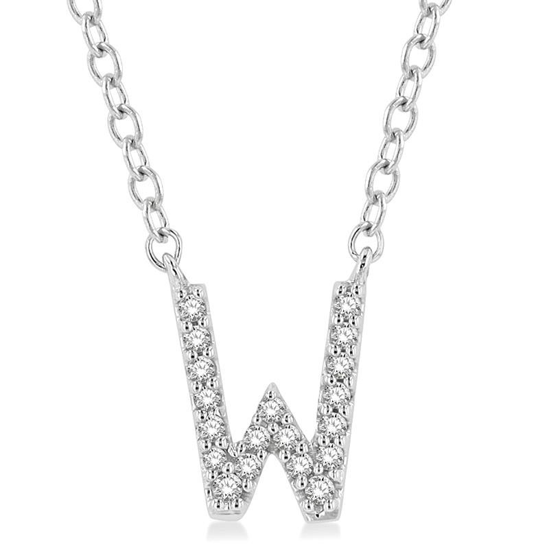 Diamond Initial Pendant