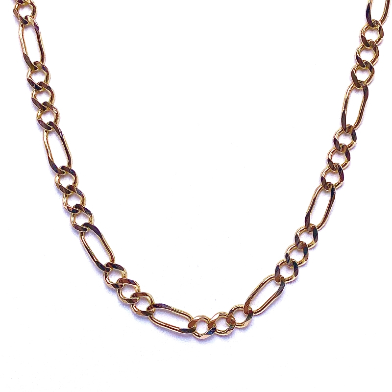Estate Gold Figaro Necklace