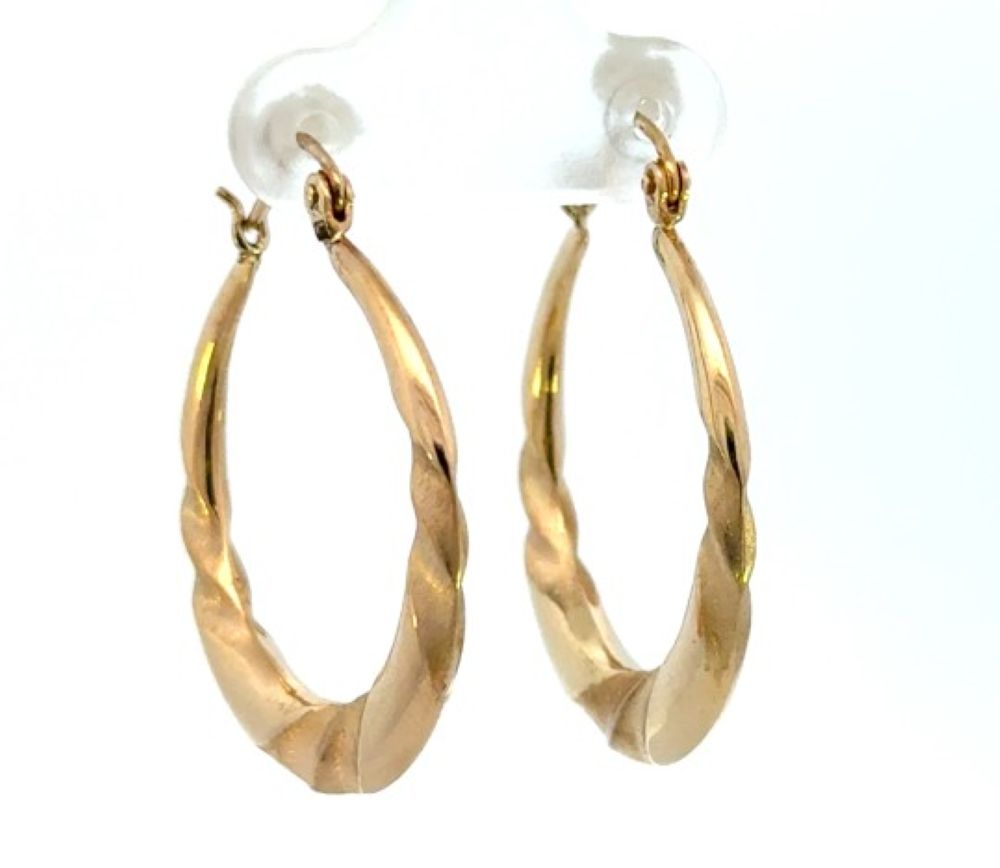 Estate Hoop Earrings