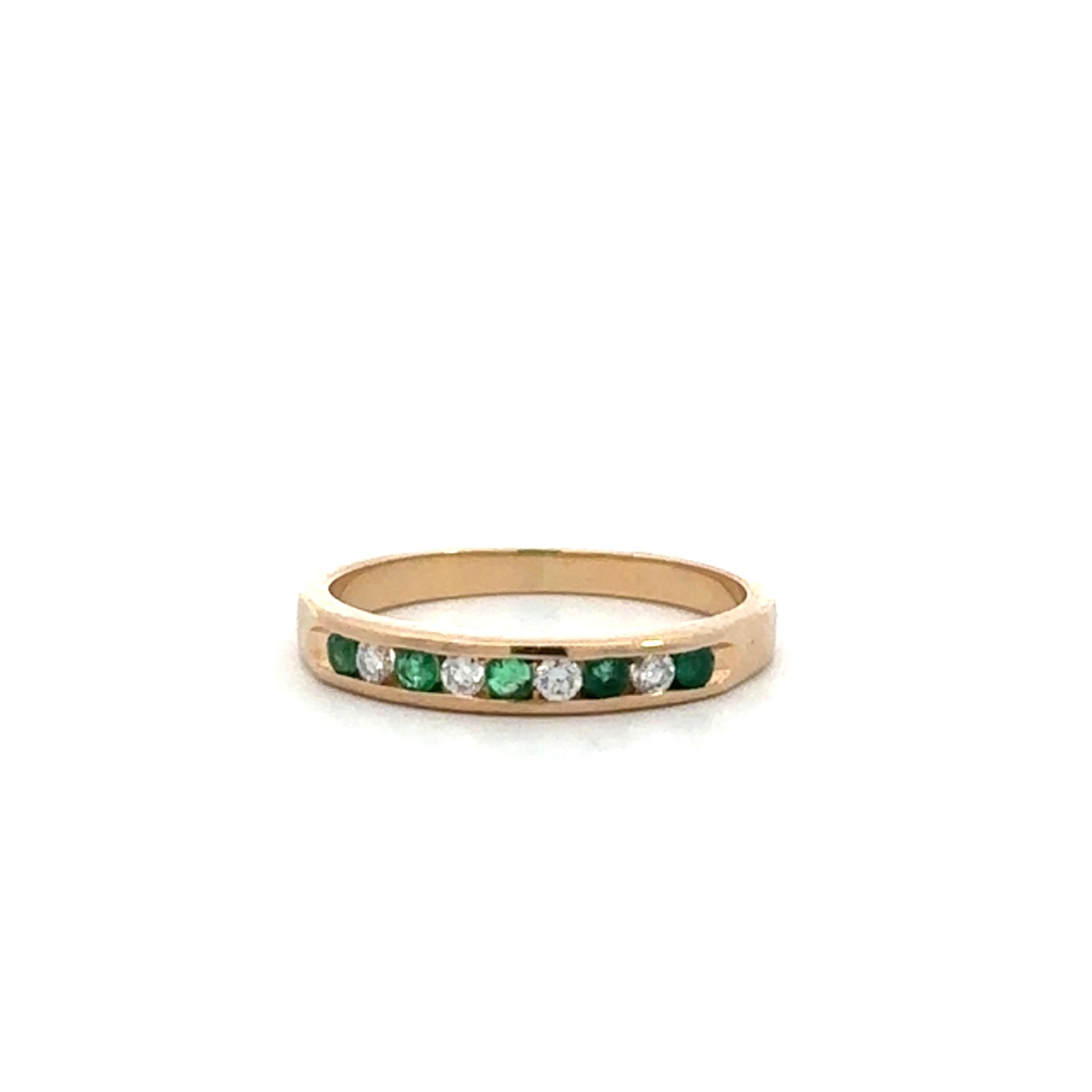 Estate Emerald and Diamond Ring