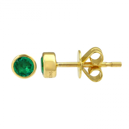 Emerald Stud Earrings