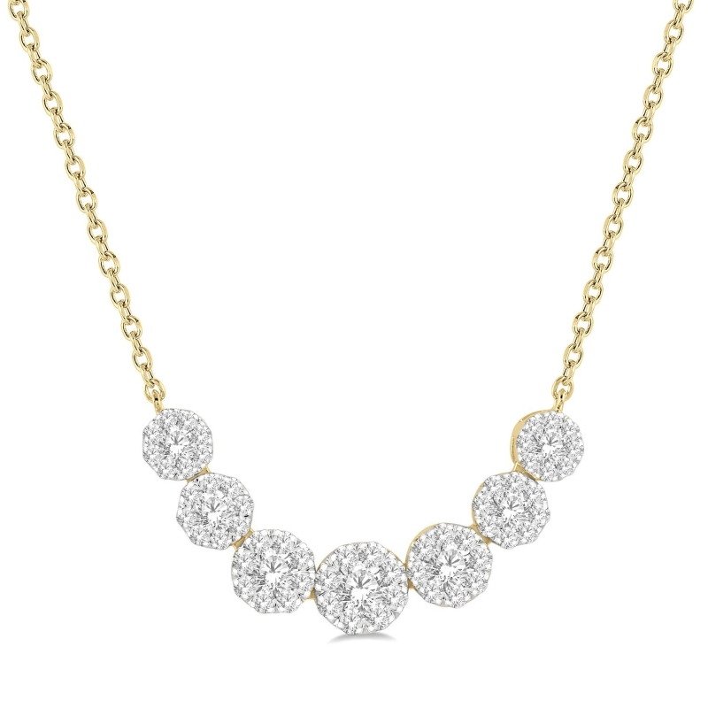 Lovebright Diamond Smile Necklace