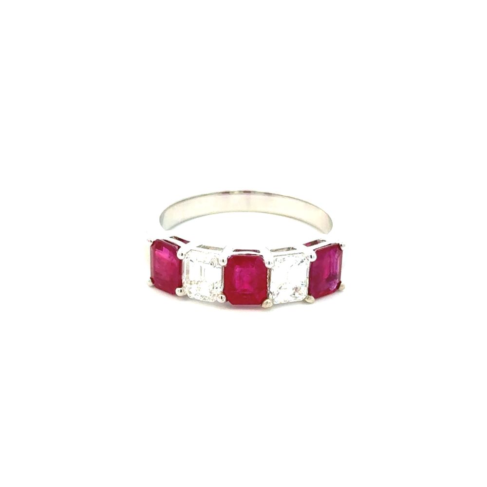 Estate Ruby & Diamond Ring