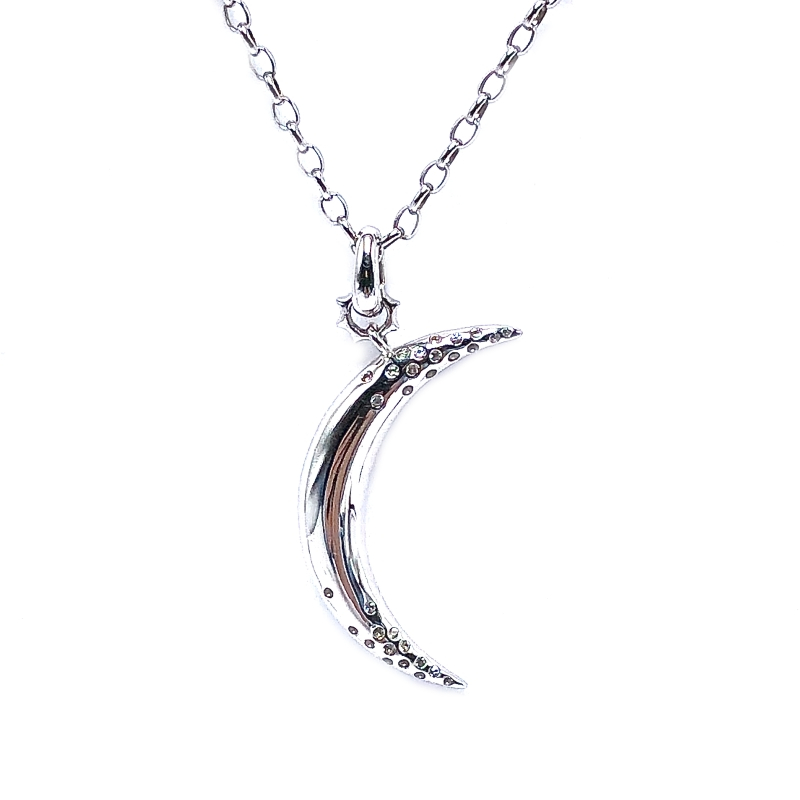 MRK Large Crescent Moon Pendant