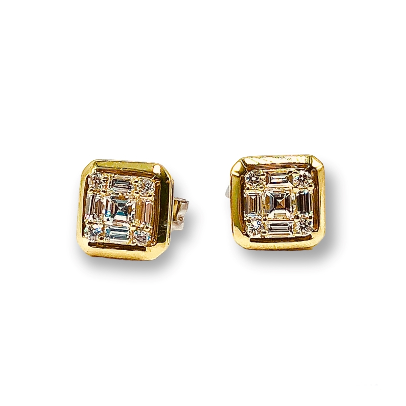 Simon G. Diamond Stud Earrings