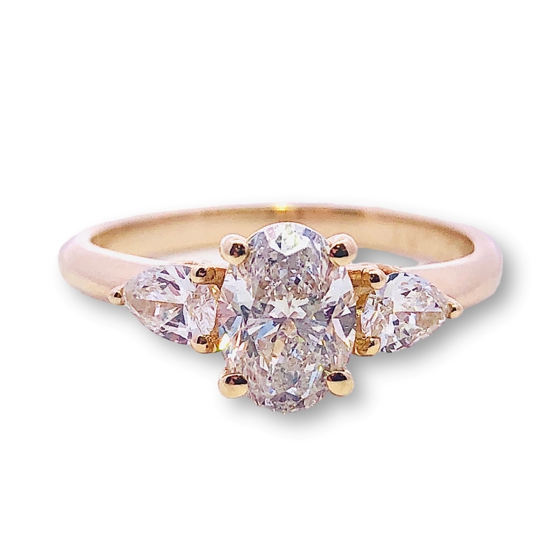 Oval Diamond Engagement Ring