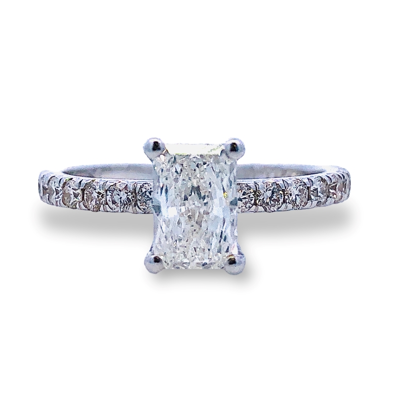 Radiant Cut Diamond Engagement Ring