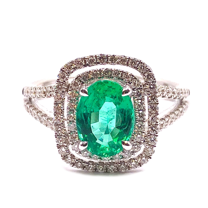 Simon G Emerald Ring