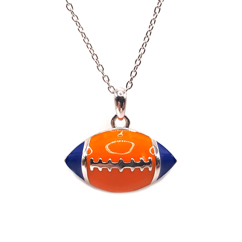 Syracuse University Inspired Football Pendant