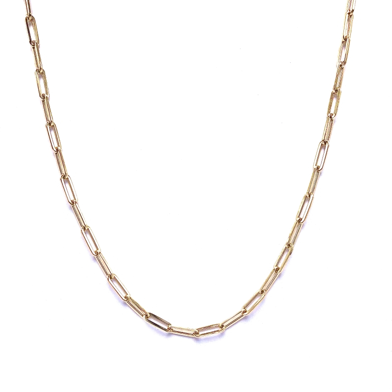 Gold Paperclip Chain