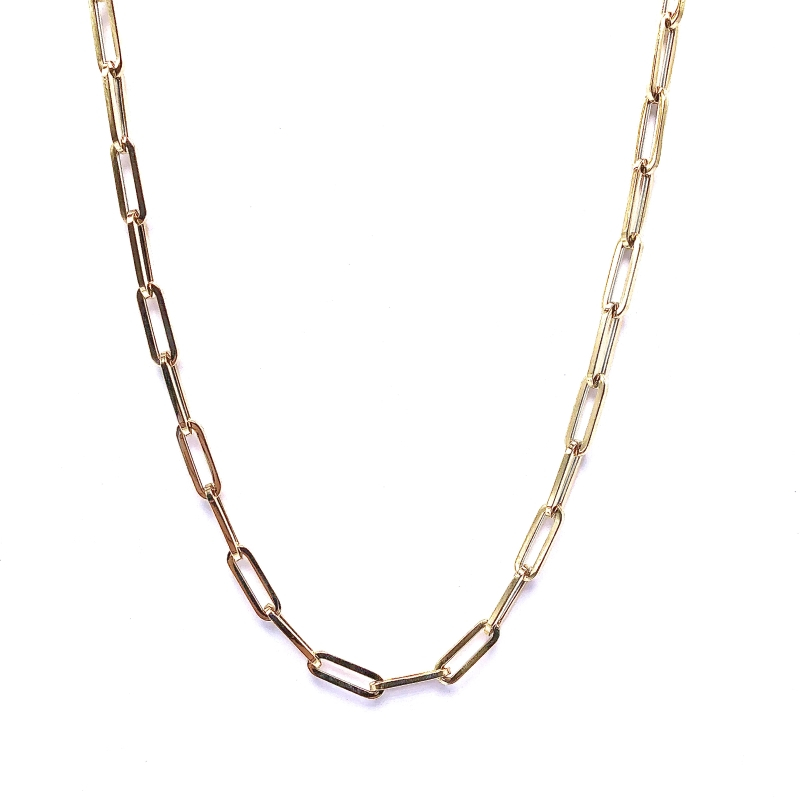 Gold Paperclip Chain