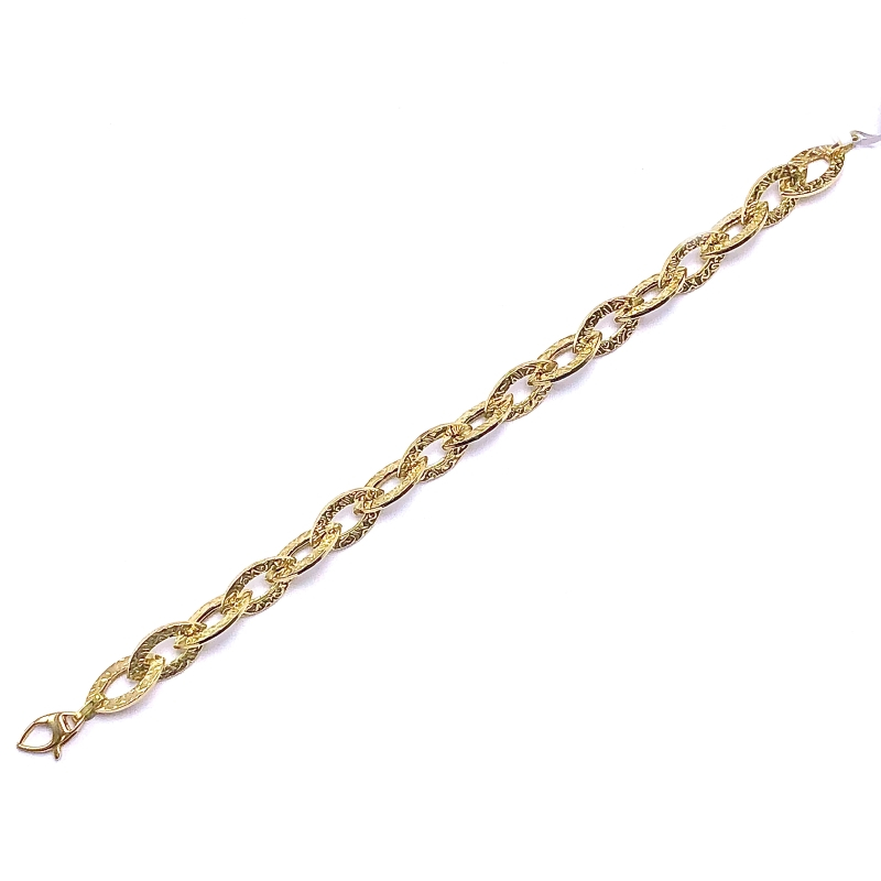 Carved Link Bracelet