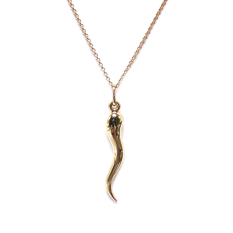 Italian horn deals pendant